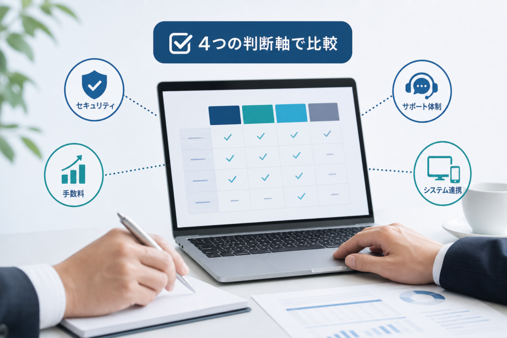 BtoB決済代行の比較2025年を成功させる判断軸と賢い選び方