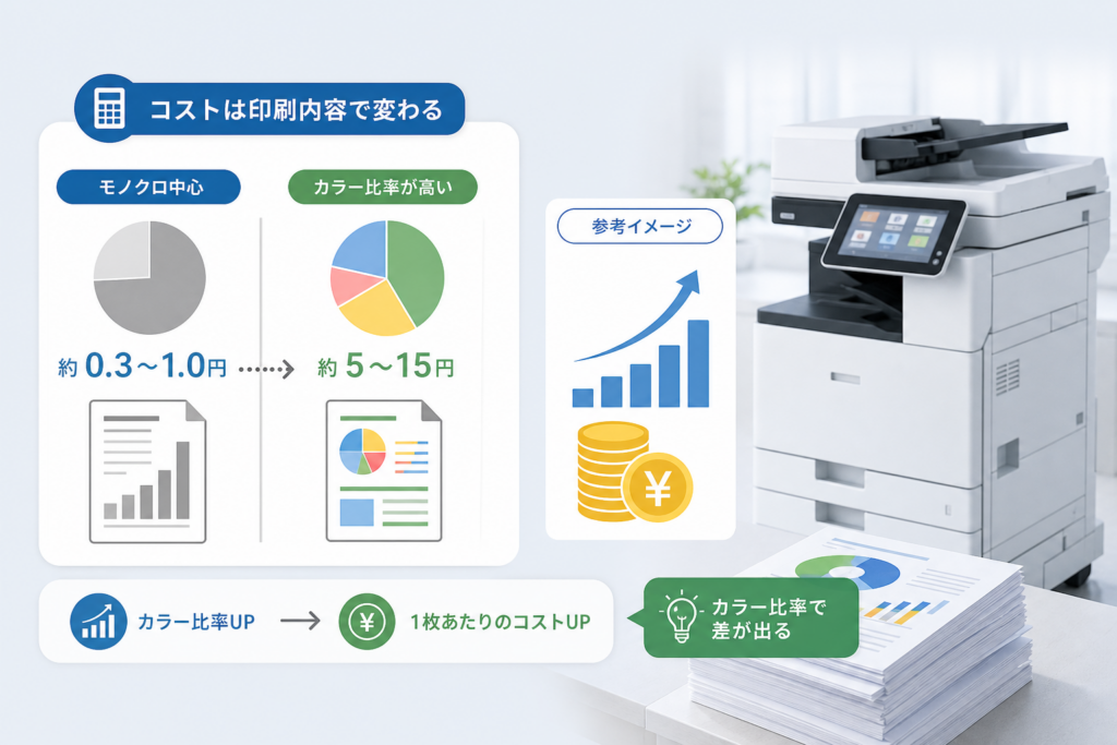 カウンター料金の相場とカラー比率で変わる運用コストをリアル解説