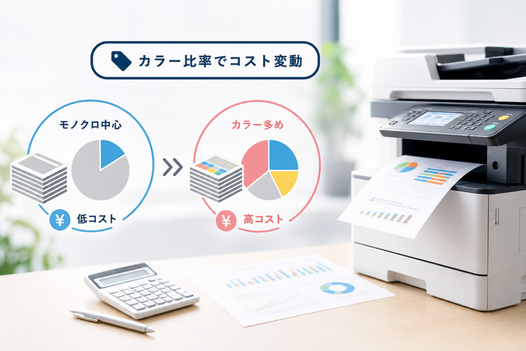 カウンター料金の相場とカラー比率で変わる運用コストをリアル解説