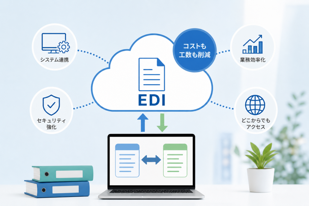 クラウドEDIの導入メリットをぜんぶ紹介！対策や費用の両立を実現