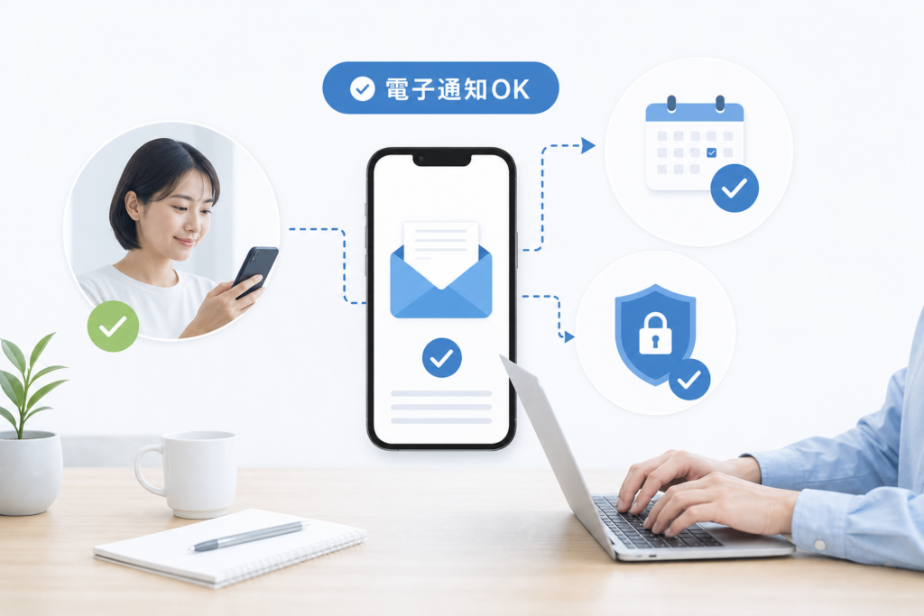 クーリングオフの新ルールと電子通知の最適運用を事例で一発理解！