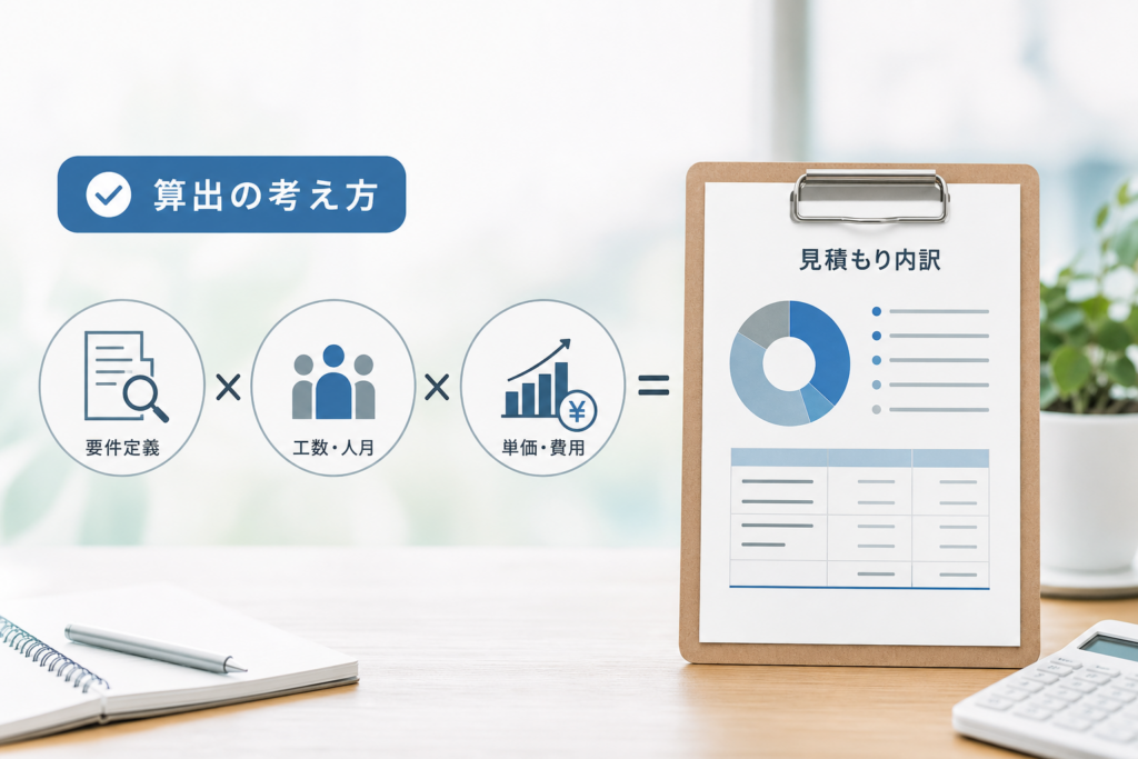 システム開発の見積もり算出を徹底解剖!内訳作り方の根拠を押さえる