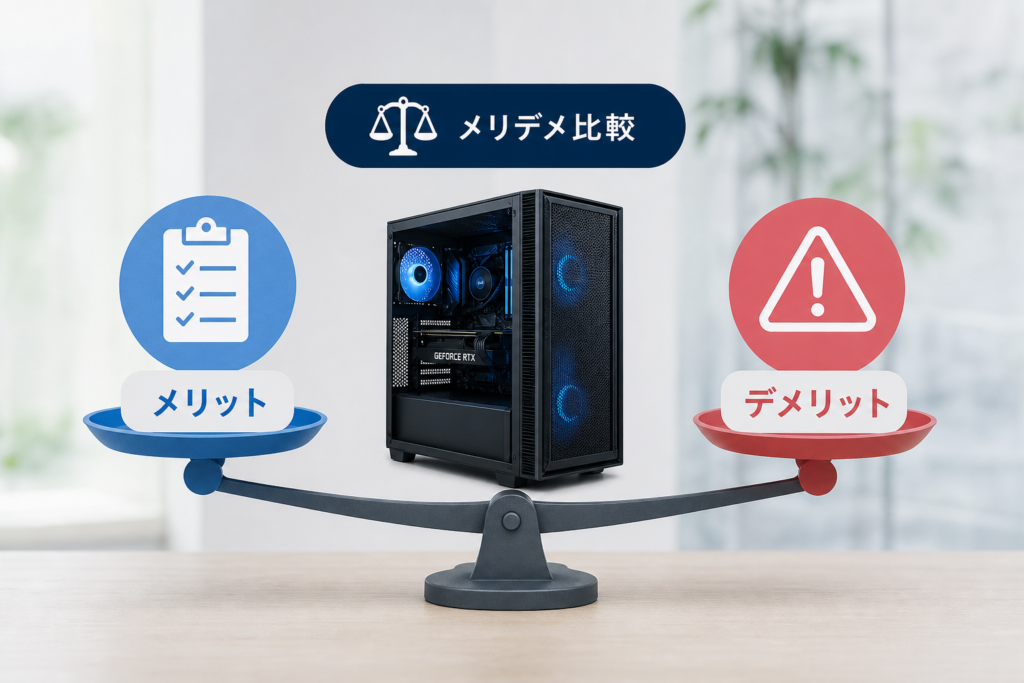 メリット・デメリットをゲーミングPCの法人要件で一刀両断!
