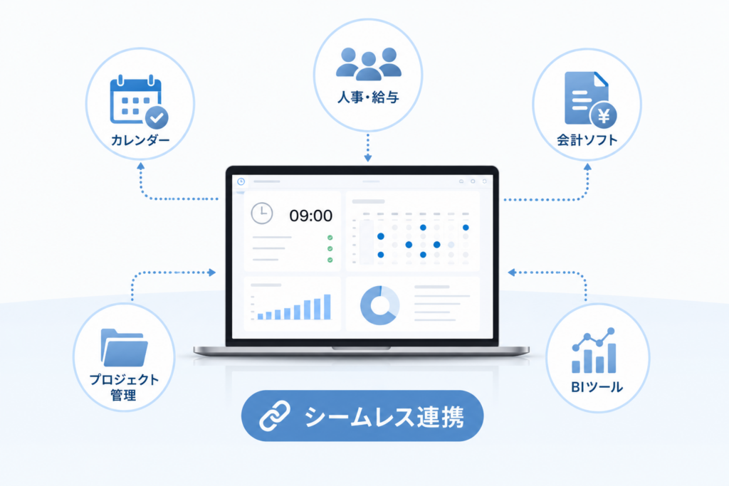 他業務との連携で最大効率化！勤怠管理システム比較の見逃せない視点