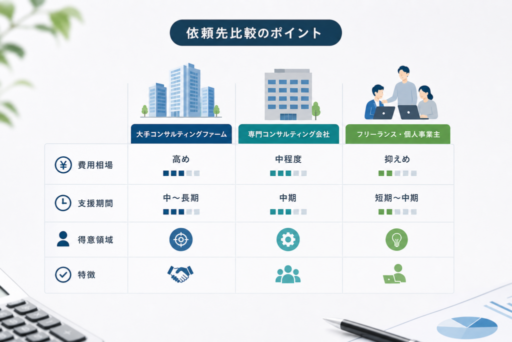 依頼先ごとのDX支援費用を徹底比較！最適な選び方ガイド