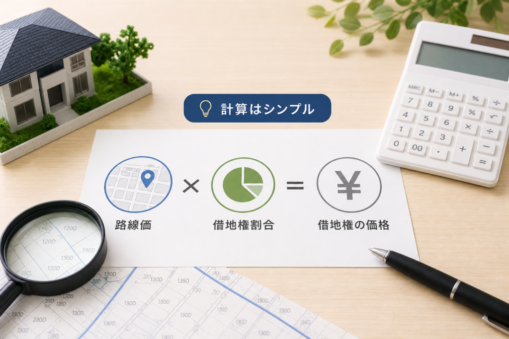 借地権の価格を路線価と借地権割合で誰でも分かるように計算！