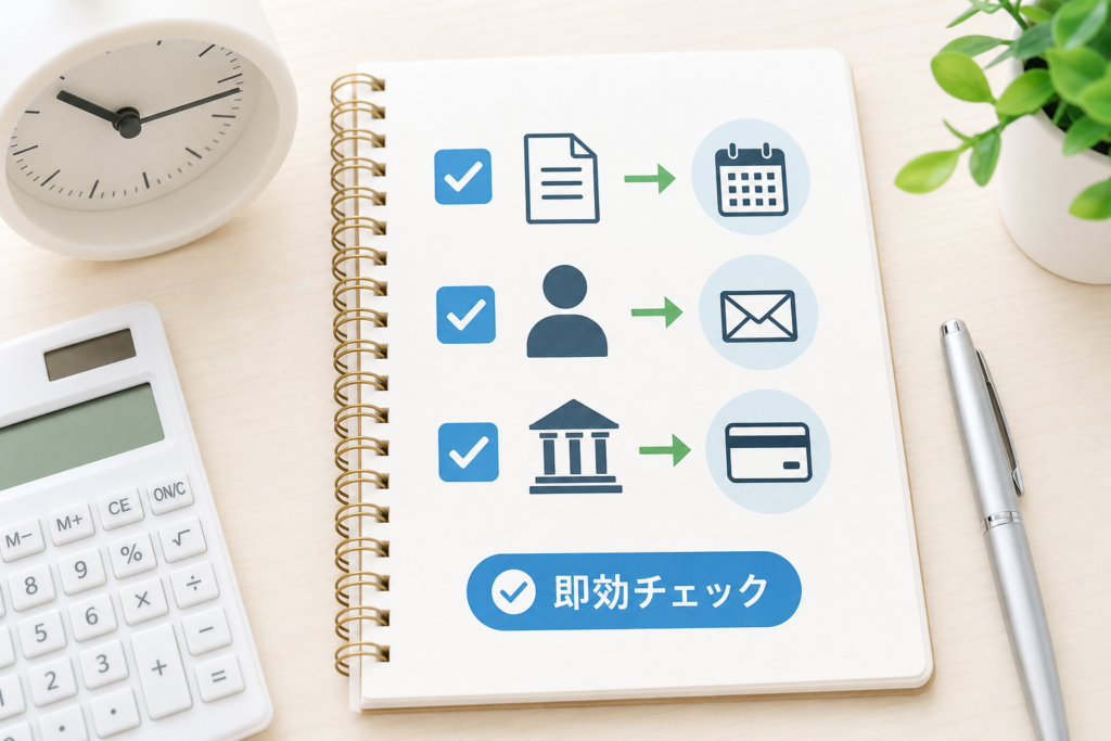 入金サイクルが遅い理由と最短化するための即効チェックリスト