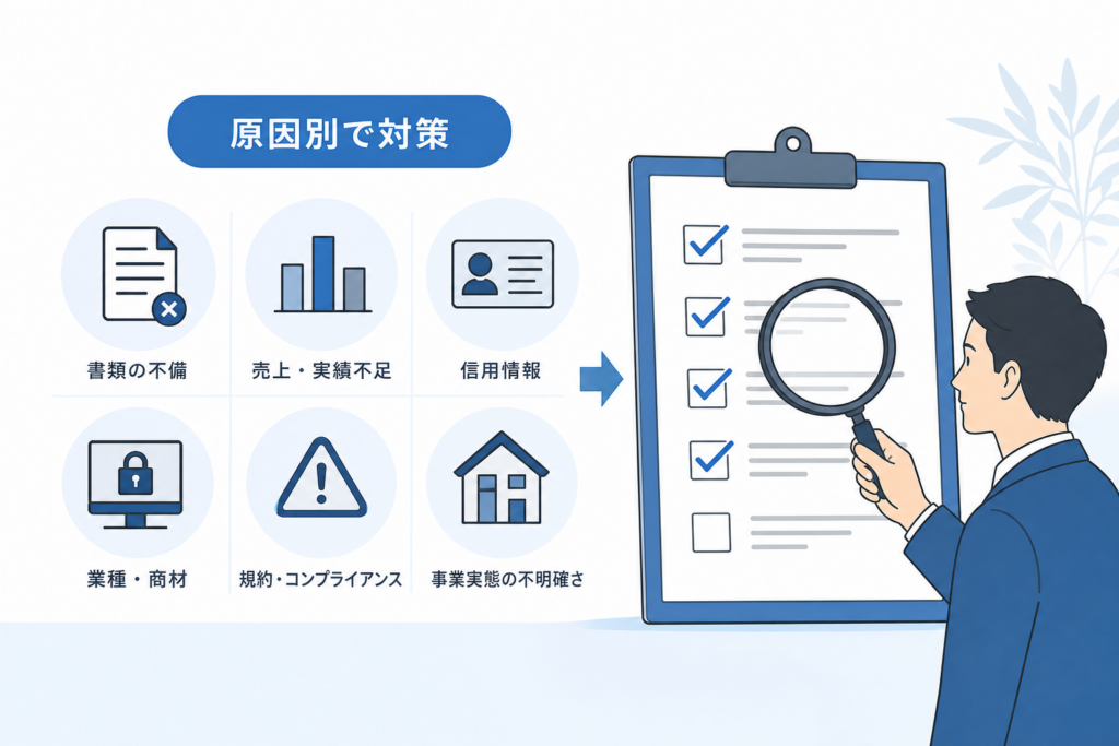 加盟店審査が通らない理由と対策を“原因別”でトコトン深堀り！