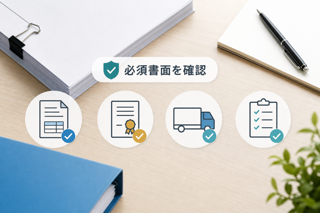 委託契約書に添付すべき書面とモデル仕様書のかしこい選び方