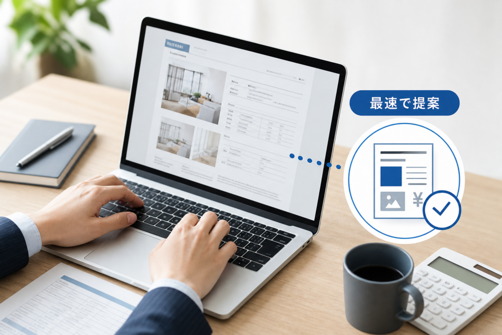 提案書や見積を最速で作成しリフォーム営業の契約までの流れを劇的に短縮する工夫とは
