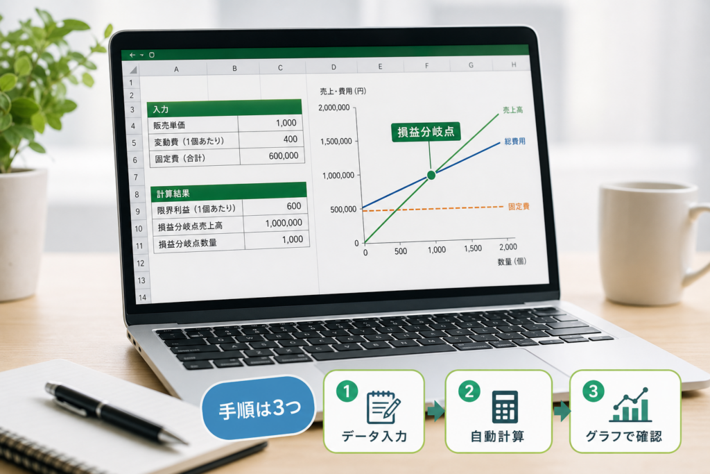 損益分岐点計算方法とExcelテンプレートで作る実践ステップ