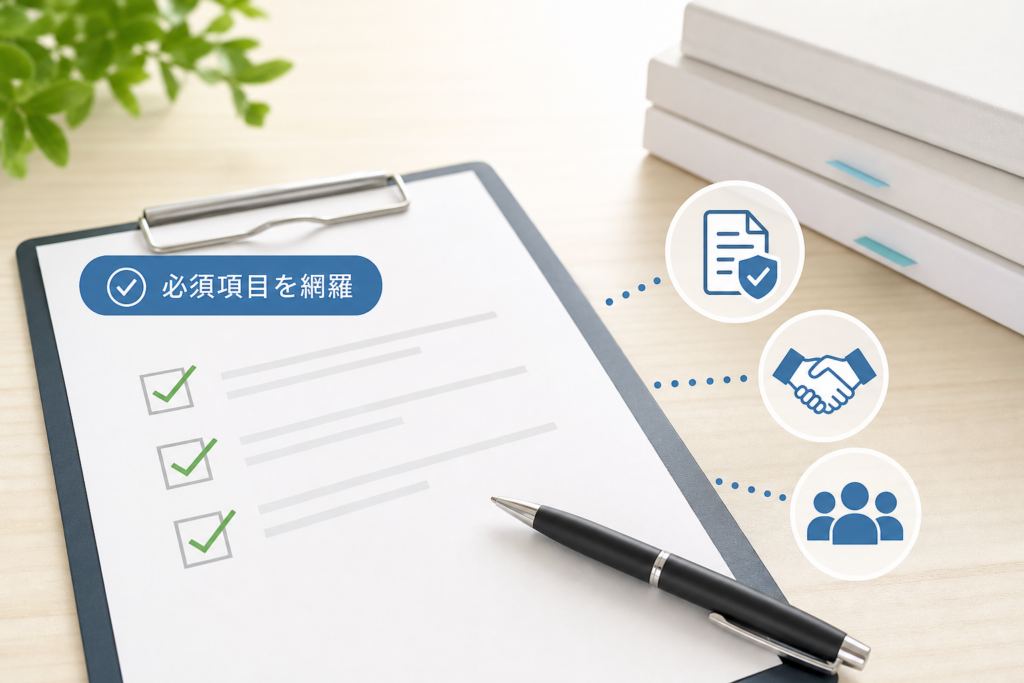 概要書面や契約書面はこう作る！失敗しない継続的役務提供契約書注意点対策