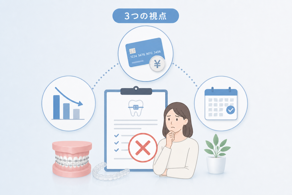 歯列矯正のローン審査が通らない理由を3つの視点からひもとく