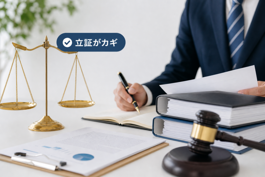 民事訴訟で勝ち切るための立証術!主張の組み立て&証拠集めテクニック