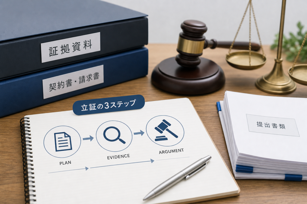 民事訴訟で勝ち切るための立証術!主張の組み立て&証拠集めテクニック