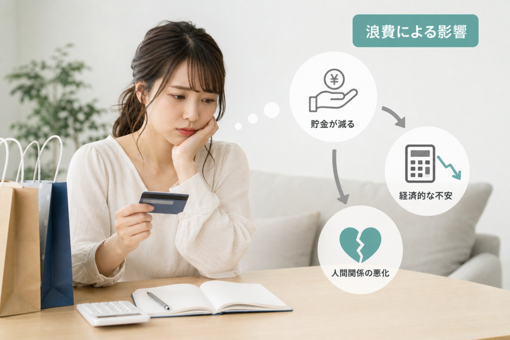 浪費癖がある女の特徴から見えてくるリスクや影響をわかりやすく解説