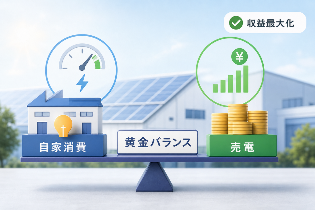 自家消費と売電の黄金バランスでシミュレーション収益性を最大化する運用戦略！