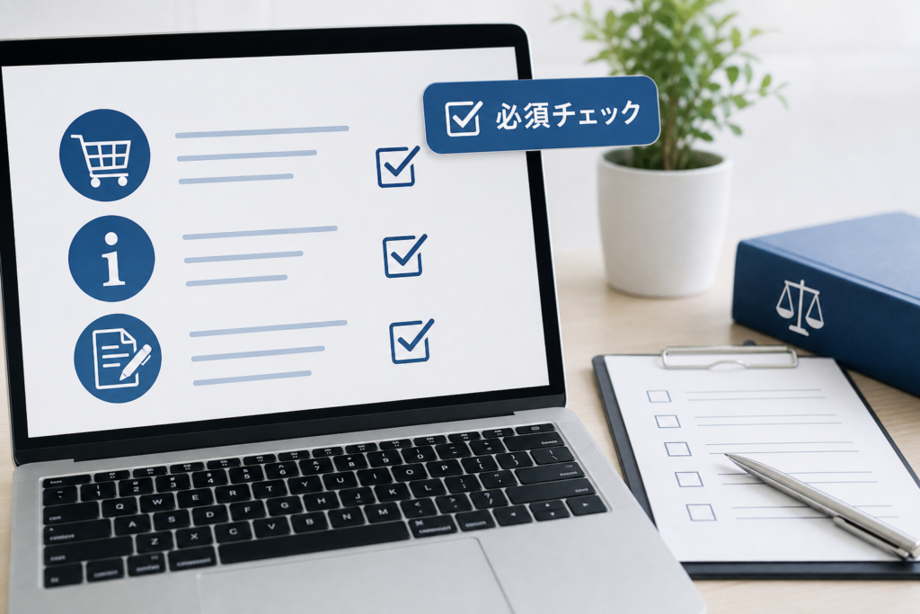 通信販売の表示はここが変わる！特定商取引法改正に必須のチェックリスト＆改修テクニック