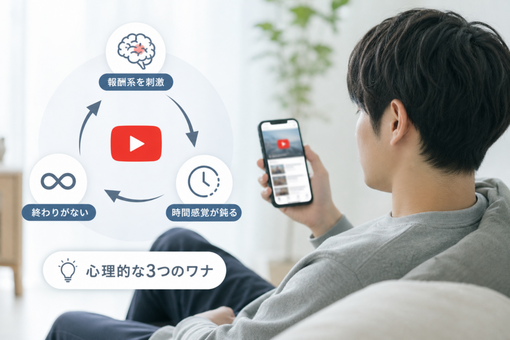 YouTubeでなぜ時間浪費家になってしまう？心理学からズバリ解説