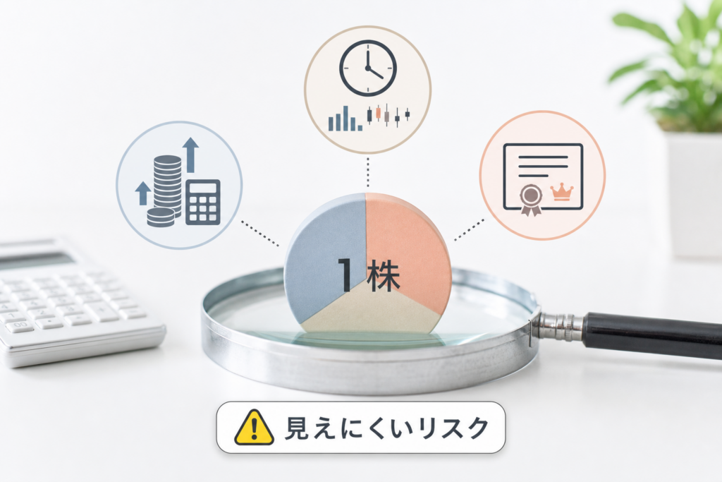 ミニ株の「見えにくいリスク」：売買手数・約定タイミング・株主の権利の落とし穴