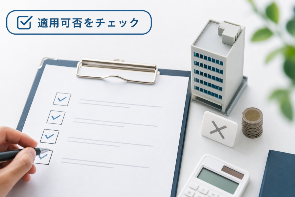 この資産に少額資産特例活用が使える？すぐに見抜くチェックリストと意外なNGワナ