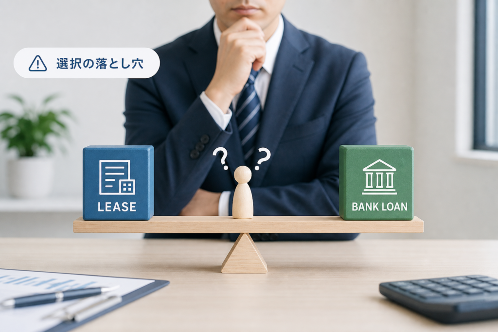 リースで設備導入を選んだ会社がハマった予想外のピンチ「リースと銀行融資は設備投資にはどちらがよい？」の逆転劇