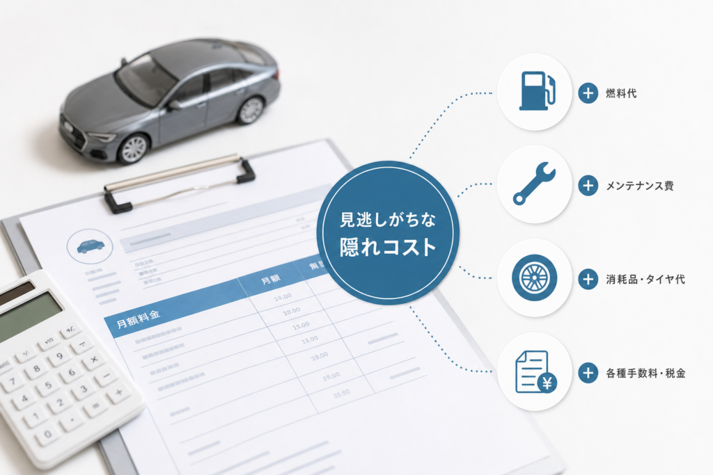 その月額、本当に得してる?車リース契約の料金明細と見逃しがちな「隠れコスト」完全解剖