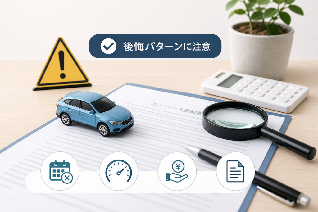 カーリースやめとけと言われるワナとは?車リース契約で後悔しがちなパターンと守り方