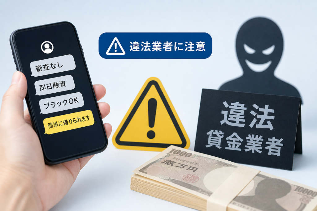 「審査なし」に潜む危険な手口と違法融資の見分け方