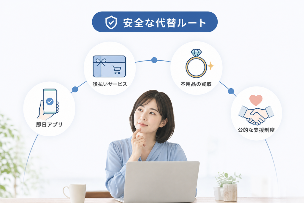 審査なしに近い感覚で使える安全な代替資金調達ルート