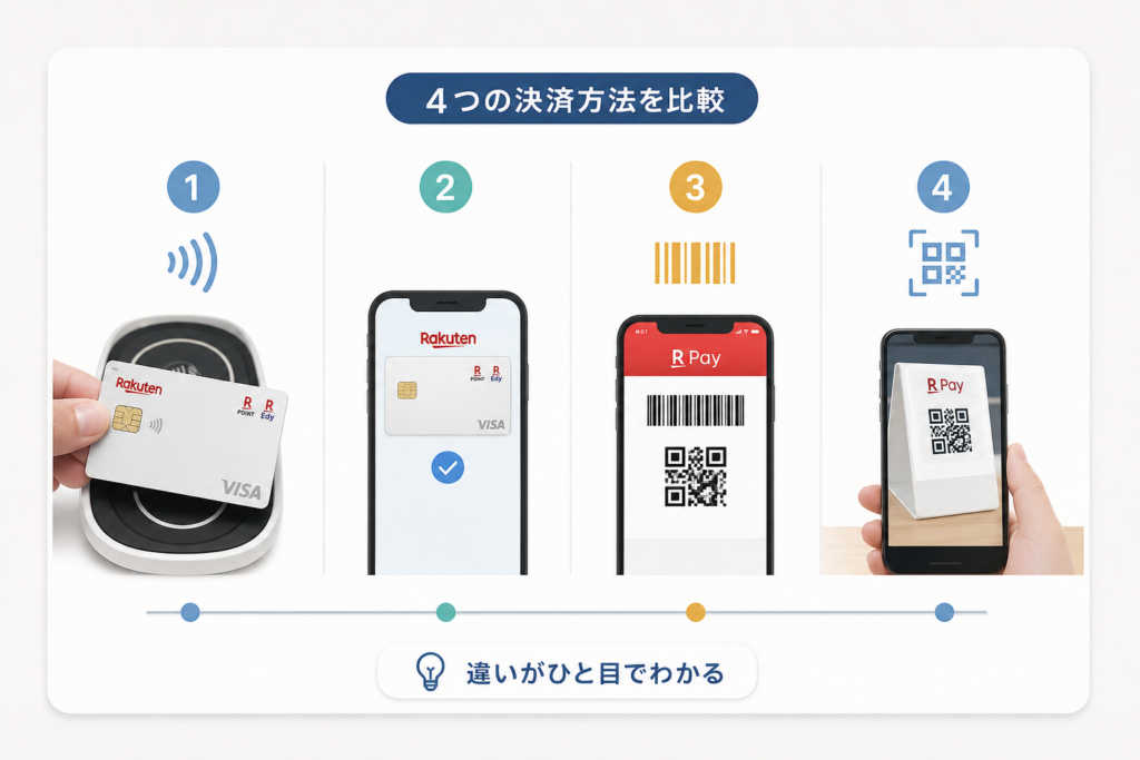 「タッチ決済終了」と誤解しやすい4つの決済方法の違い