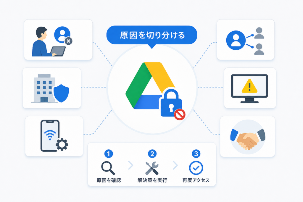 Googleãã©ã€ãã§ã¢ã¯ã»ã¹æåŠãããåå ãç¶æ³å¥ã«åãåãã